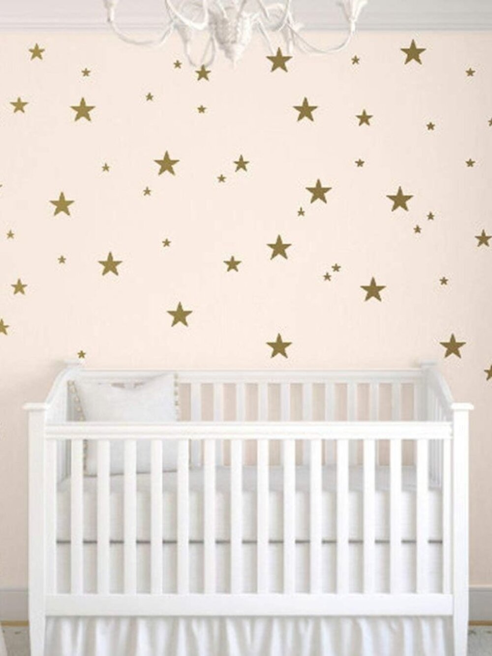Stars Wall Decals 124 Decals Wall Stickers Removable Home Decoration Easy to Pee